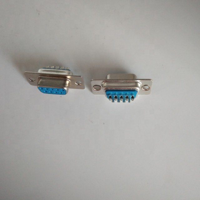 HD-SUB 15 pin male straight through hole PCB Connector