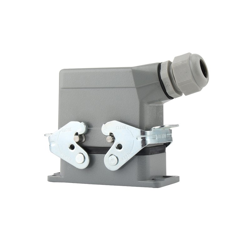 HDC HE 6 10 16 24 32 48 Heavy Duty Connector with shell 500V 16A Auto Connector male female