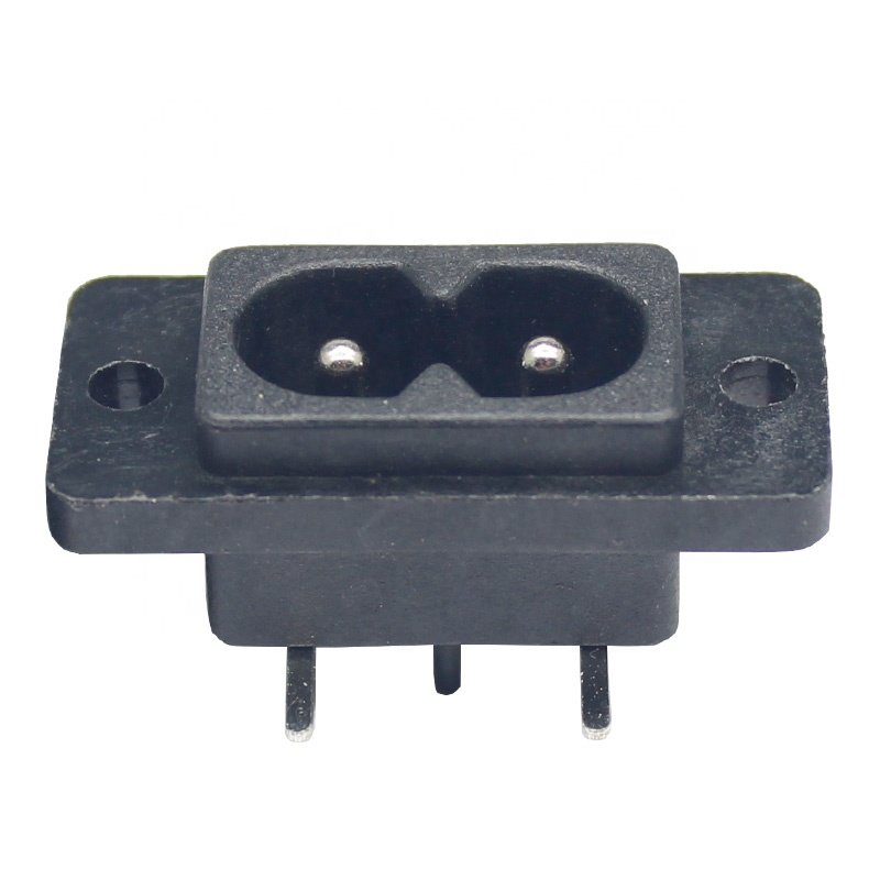 C8 AC Inlet Power Socket male Electrical Socket for SMT PCB mounted type IEC Figure 8 socket