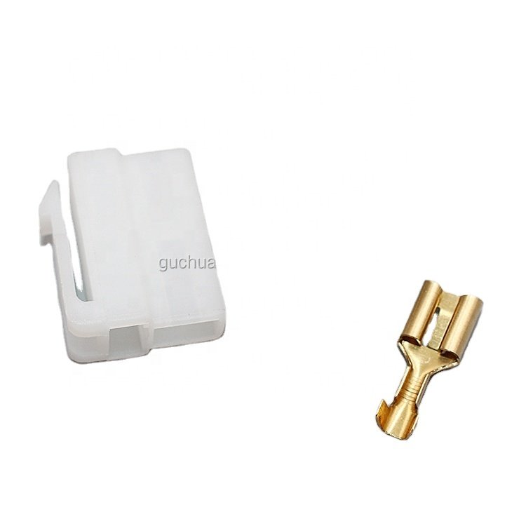 6.3mm crimp terminal,electrical wiring connectors,nylon terminal adapter DJ623-A6.3B
