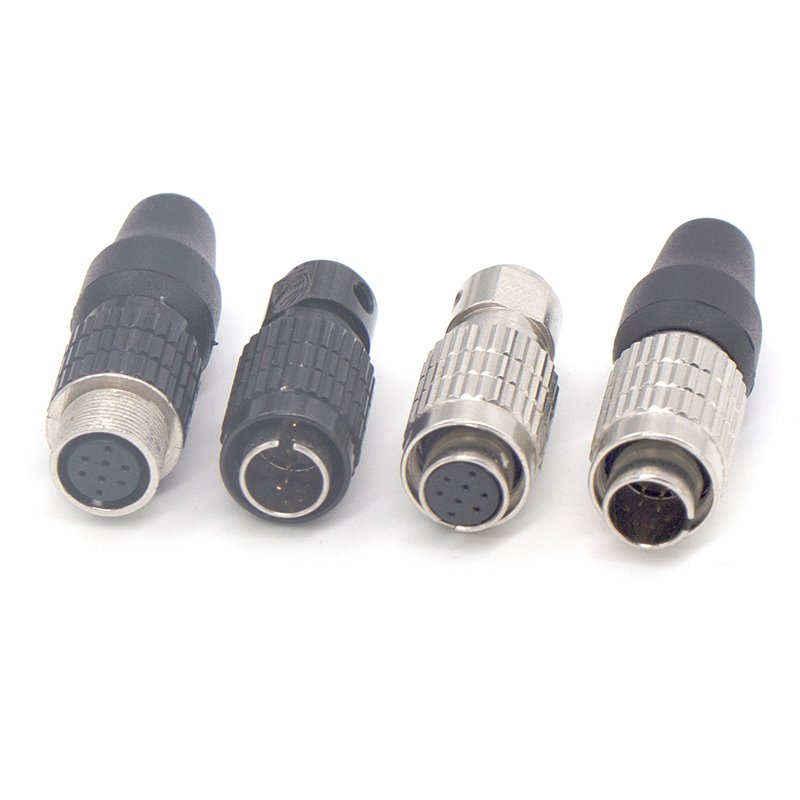 fast electrical GL25 GL10 Hirose connector 4-20 core plug socket connectors