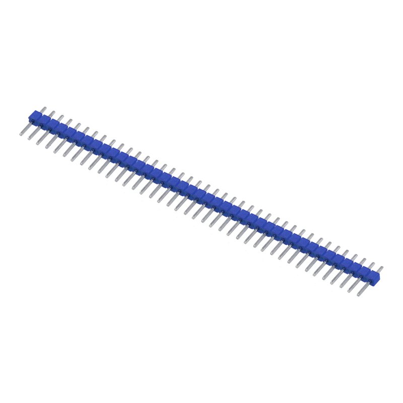 2.54mm Spacing 40P Straight Male Square stitch PCB Pin Header Single row needle breadboard PCB connector