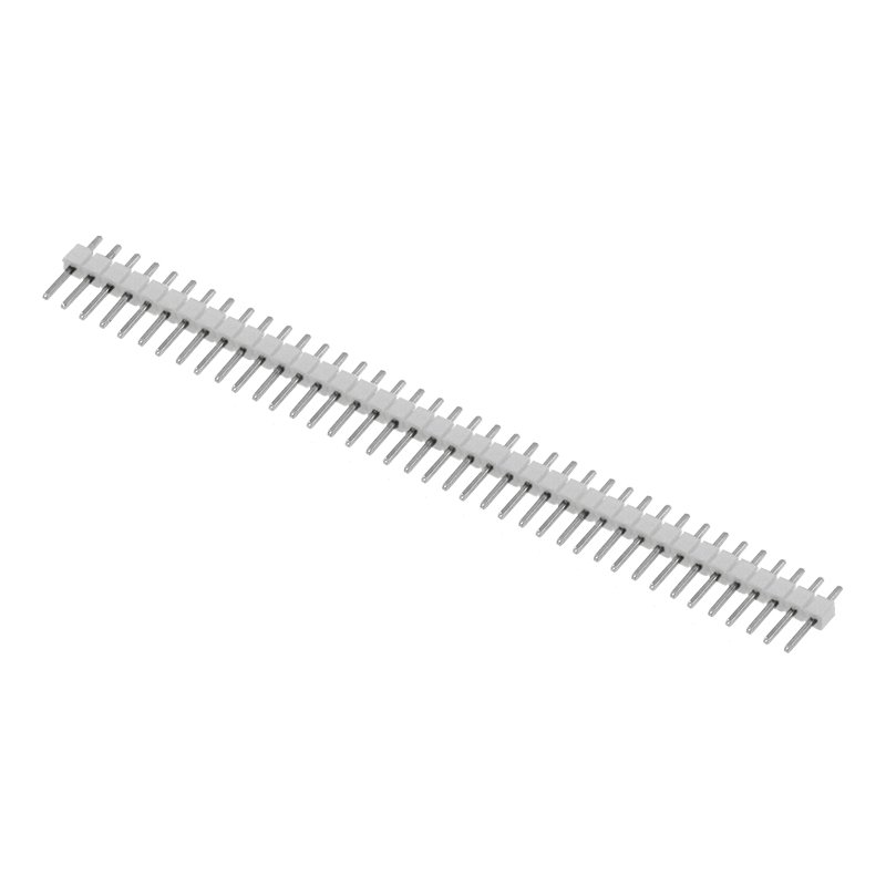 2.54mm Spacing 40P Straight Male Square stitch PCB Pin Header Single row needle breadboard PCB connector