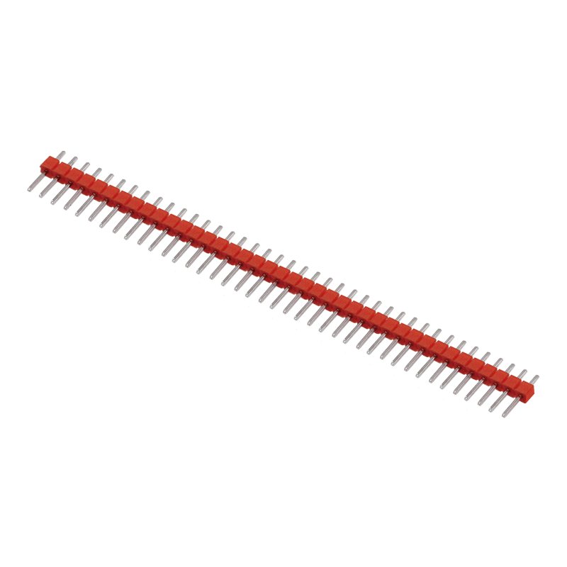 2.54mm Spacing 40P Straight Male Square stitch PCB Pin Header Single row needle breadboard PCB connector