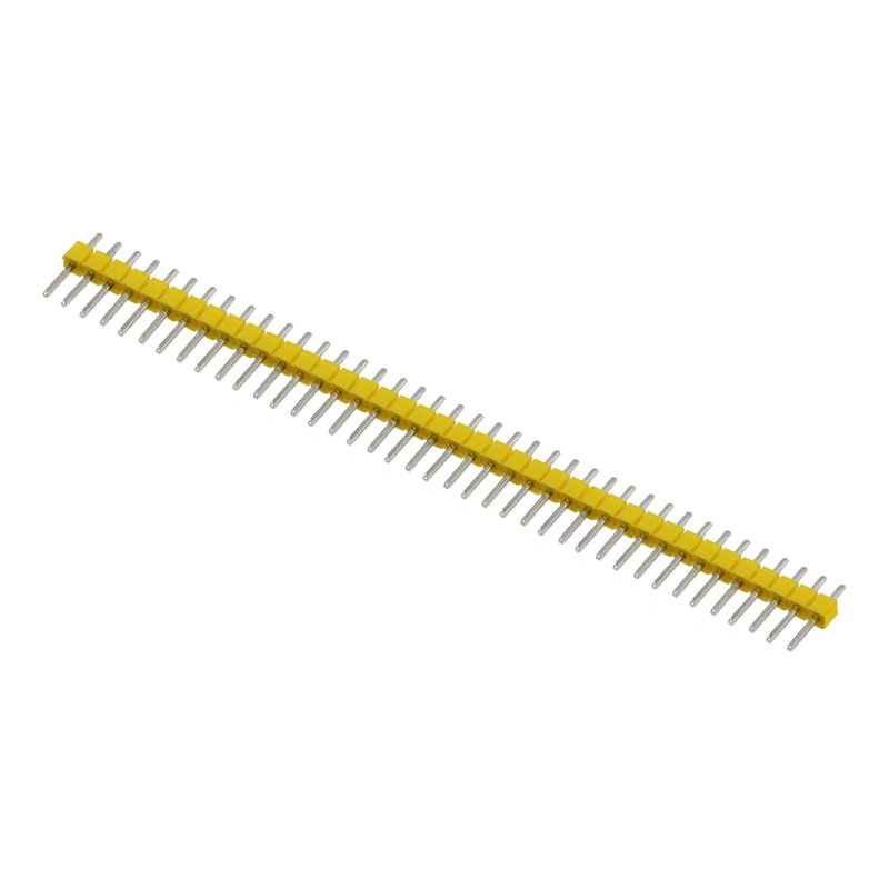 2.54mm Spacing 40P Straight Male Square stitch PCB Pin Header Single row needle breadboard PCB connector