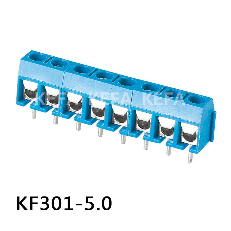 KF301-5.0 PCB screw terminal block connector 5.0mm pitch Euro terminal connector