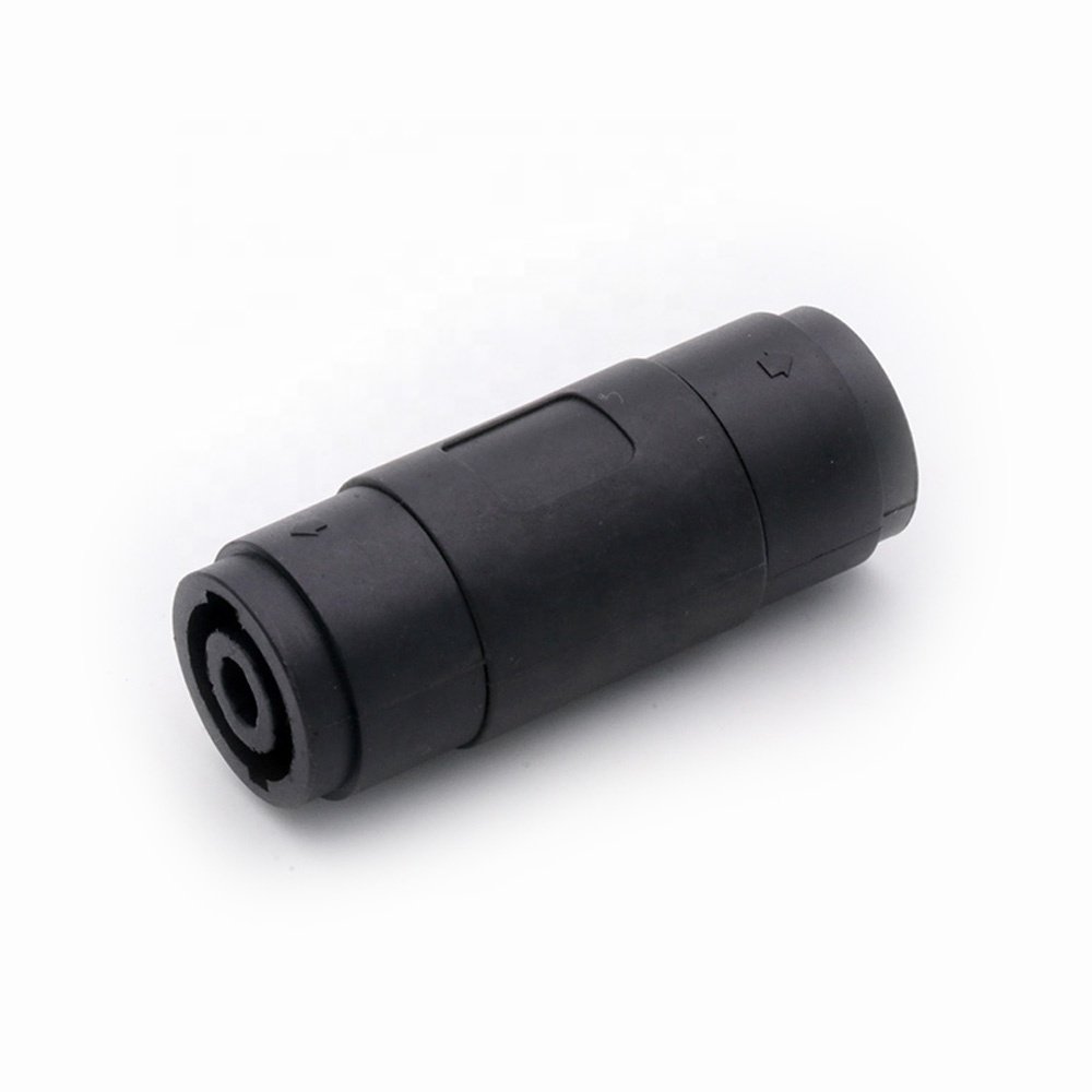 R Connector 4Pin Female To Female Speaker Coupler Adapter Audio Cable Connector New Style Amplifier Connector