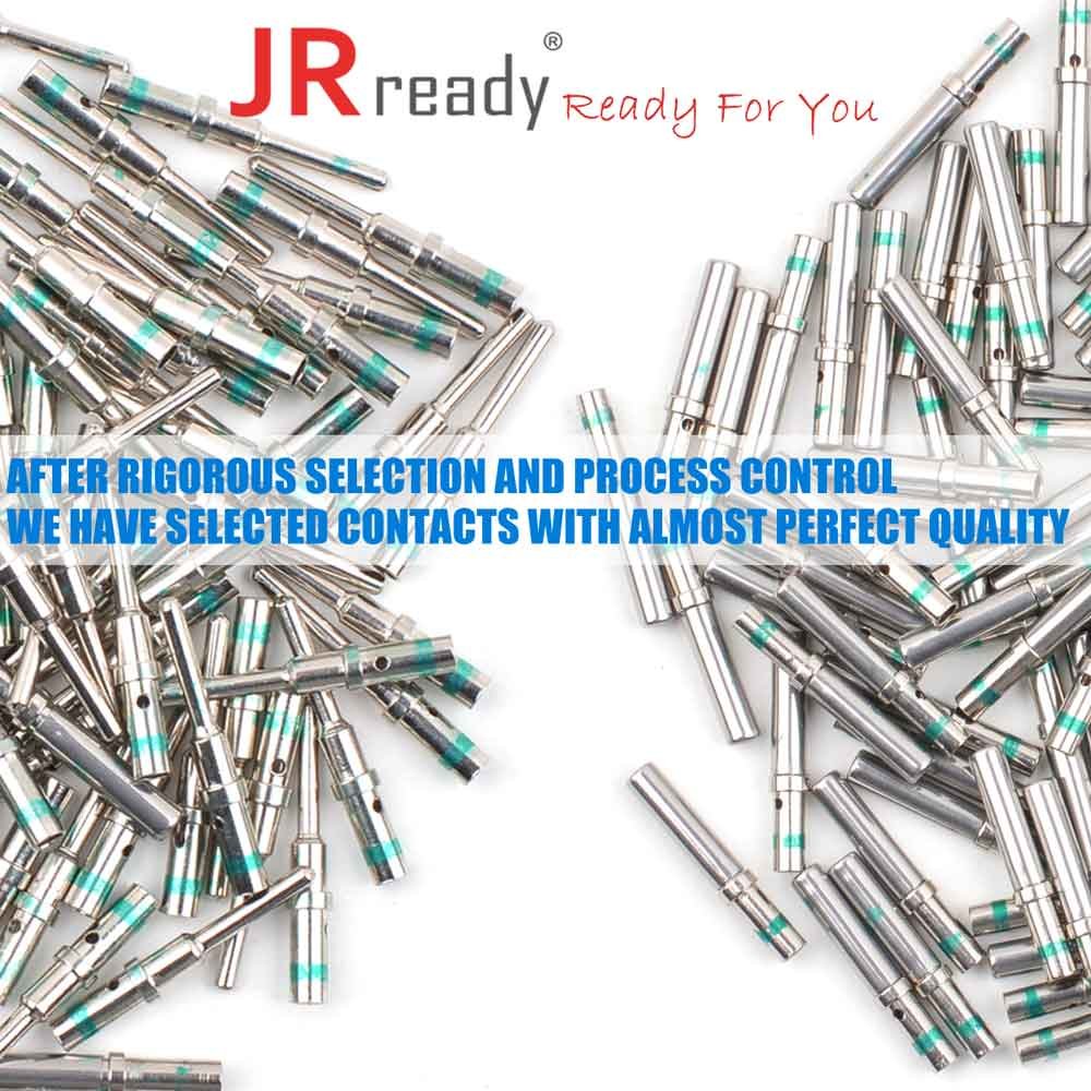 JRready DT Connector Terminal Size 16, Female 0462-209-16141 Wire Gauge14,16,18,20AWG by JRD-HDT-48 deutsch crimp wiring harness