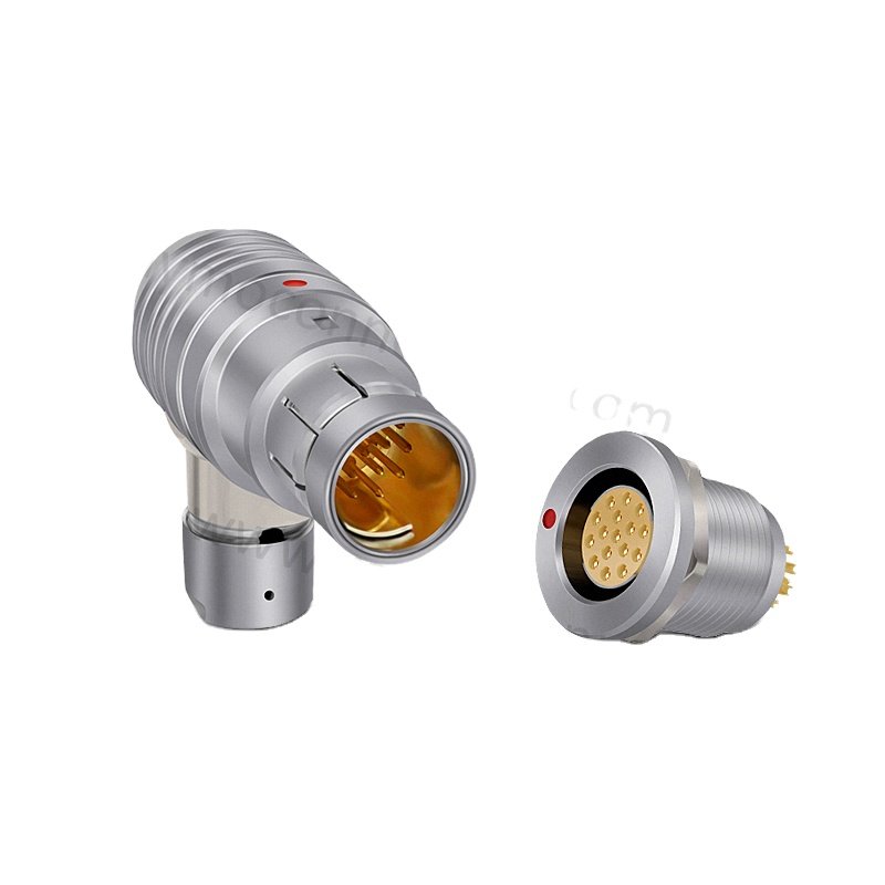 WSO 102 Series outdoor waterproof right angle connector