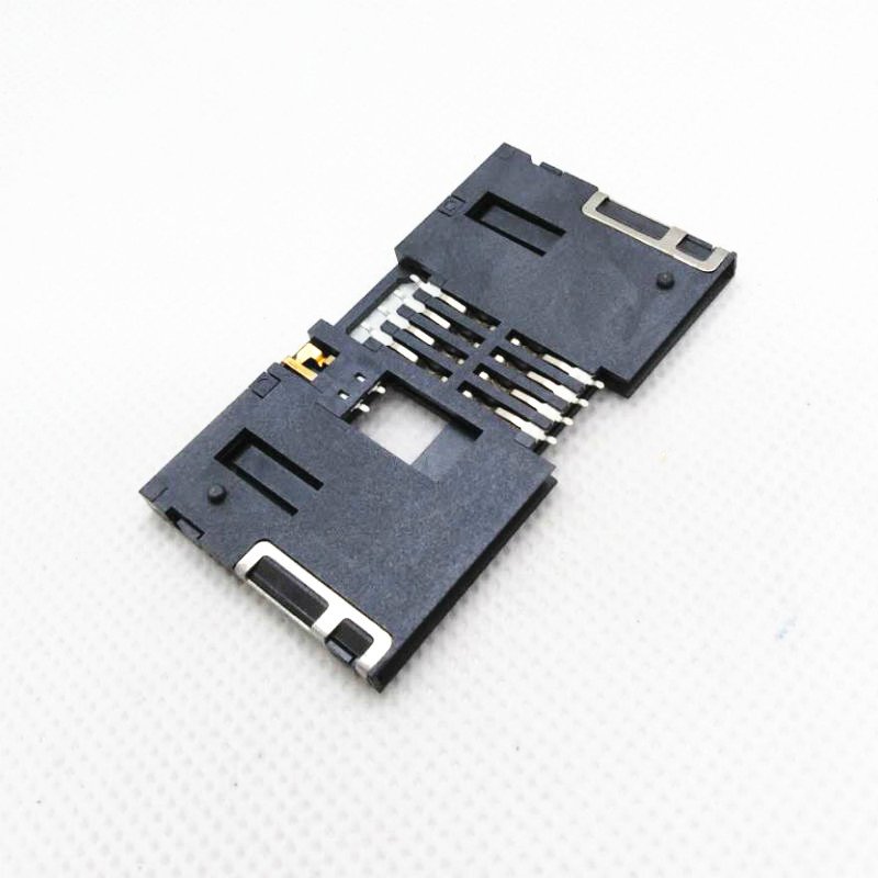 High Quality Card Reader connector KF-011C Ultra-thin SMD Normally Open Set-Top Box IC Card Holder