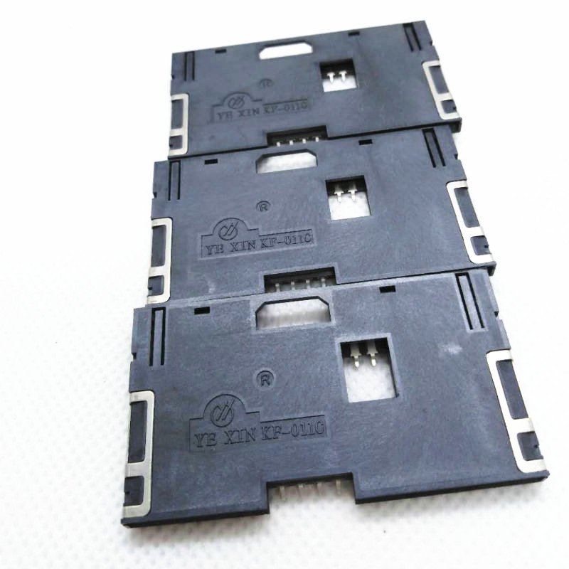 High Quality Card Reader connector KF-011C Ultra-thin SMD Normally Open Set-Top Box IC Card Holder