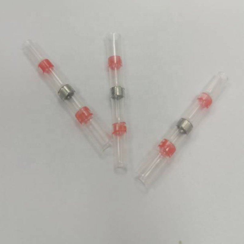 Solder Seal Wire Connectors Heat Shrink Solder Butt Connectors Waterproof Solder Sleeves Self Soldering Wire Connectors
