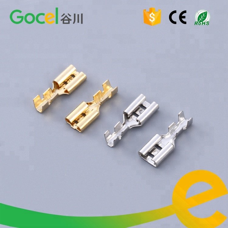 Crimp terminal DJ622-D4.8 Brass tin plated terminal male terminal