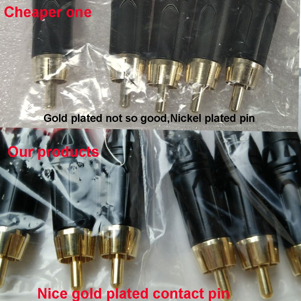 Bestselling RCA Male plug audio connectors