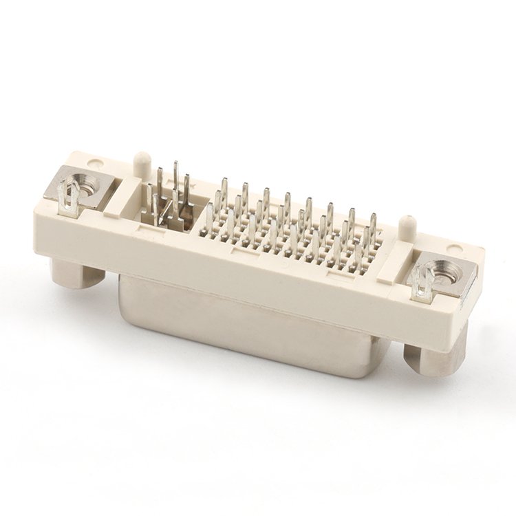 DVI Connector 180Degree PCB Mount DVI 24+5 Female Socket Connector