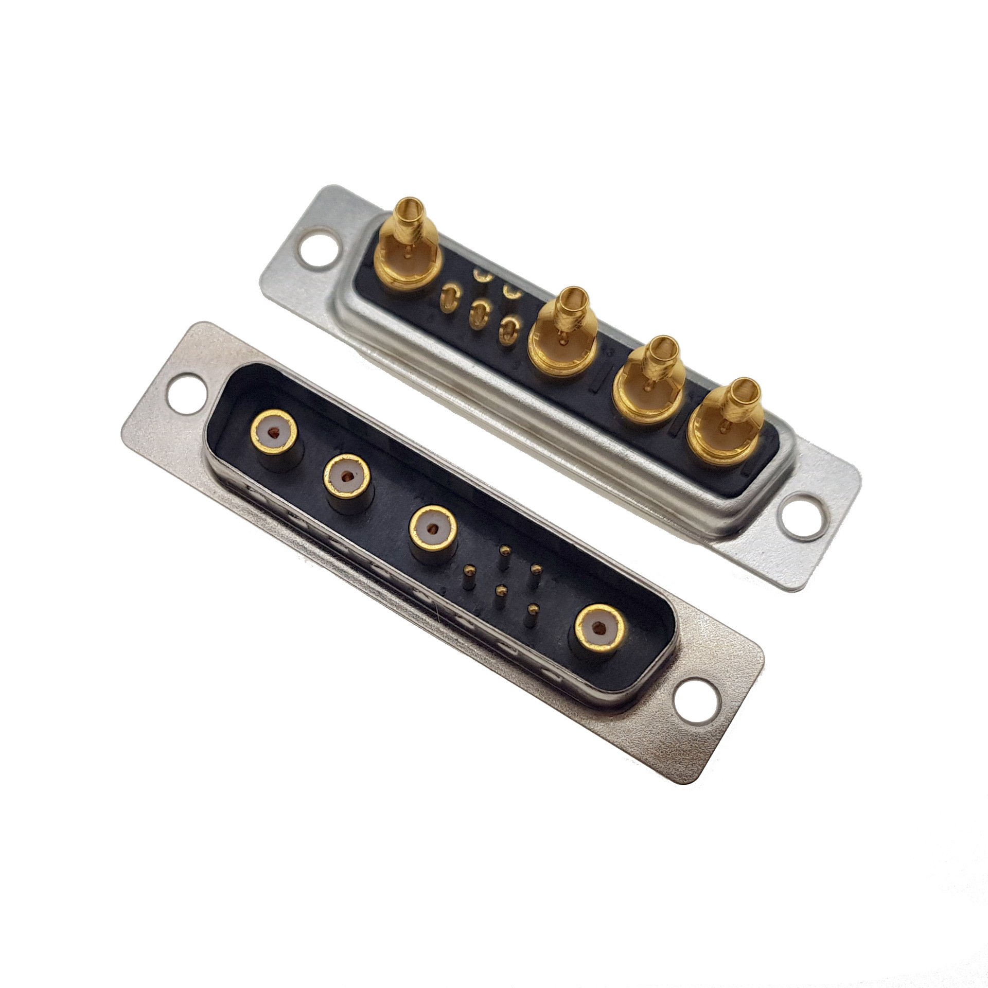 High Current Combo Connector D-SUB 2W2 3V3 5W5 7W2 9W4 21W4 36W4 D SUB Male Gold Plated DB Plug Socket