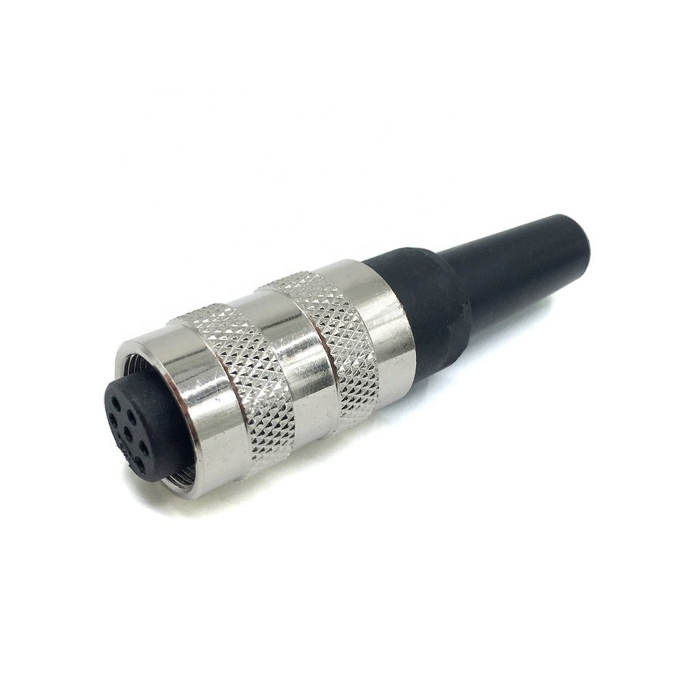 IP67 Male Female 2 3 4 5 6 7 8 12 14 Pin M16 Circular Connector