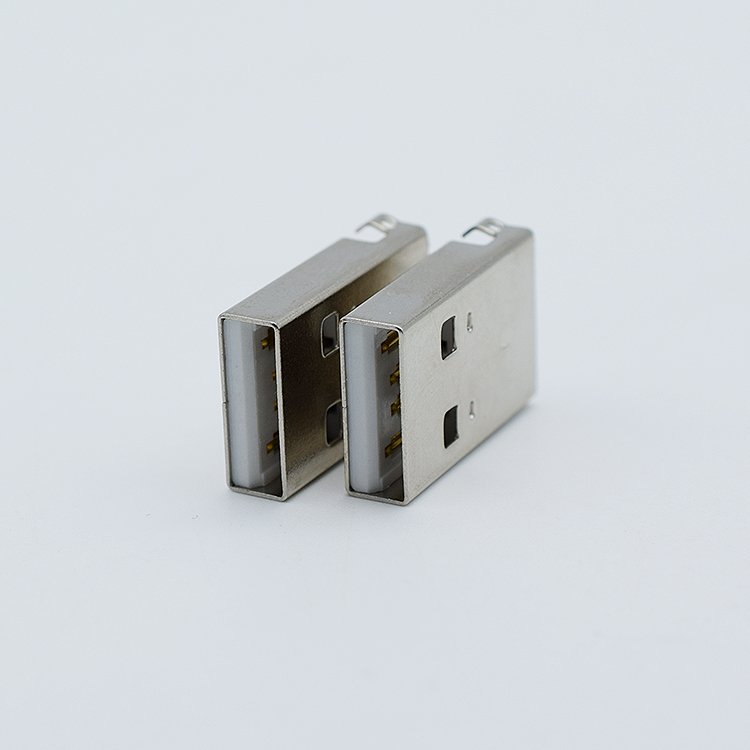 USB AM 180 Degree Sink Connector 4 Pin Plug Pitch 2.0mm 12*4.5*18.75mm USB-TYPE A Male