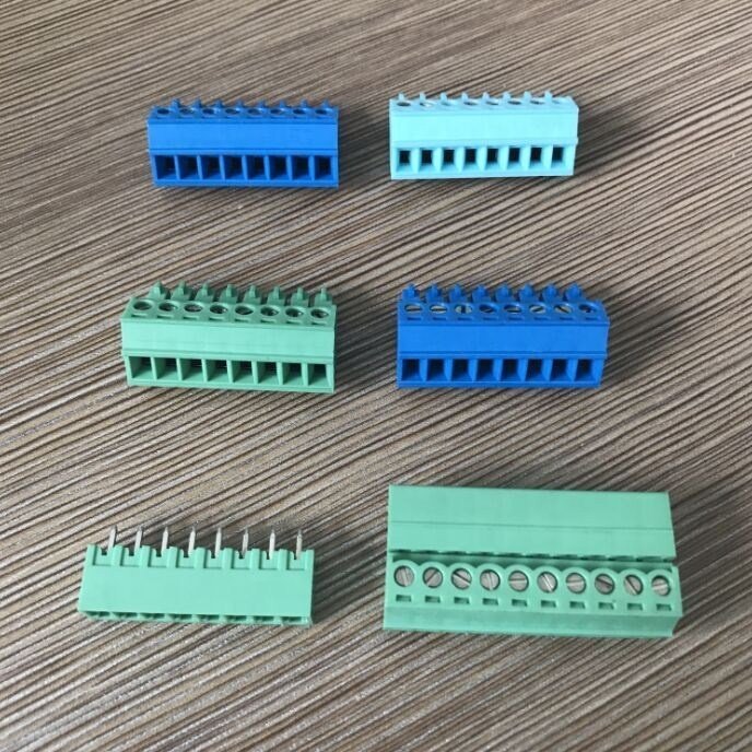 3.5mm 3.81mm Pitch PCB terminal block 2pin 3 pin 4 pin 5pin 6pin male and female terminal block connector