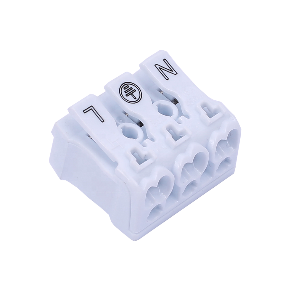 Bolt-free Fast Terminal LED 3-position Quick connector quick delivery