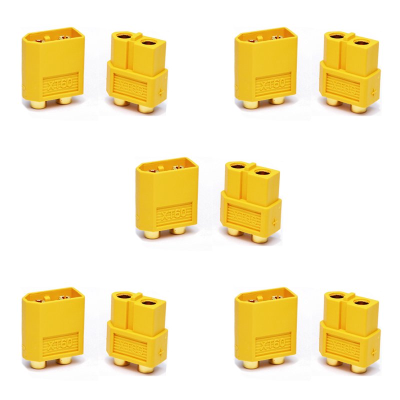 Amass XT60PB (PCB Vertical Welding Version) RC Power Battery Plug Connector