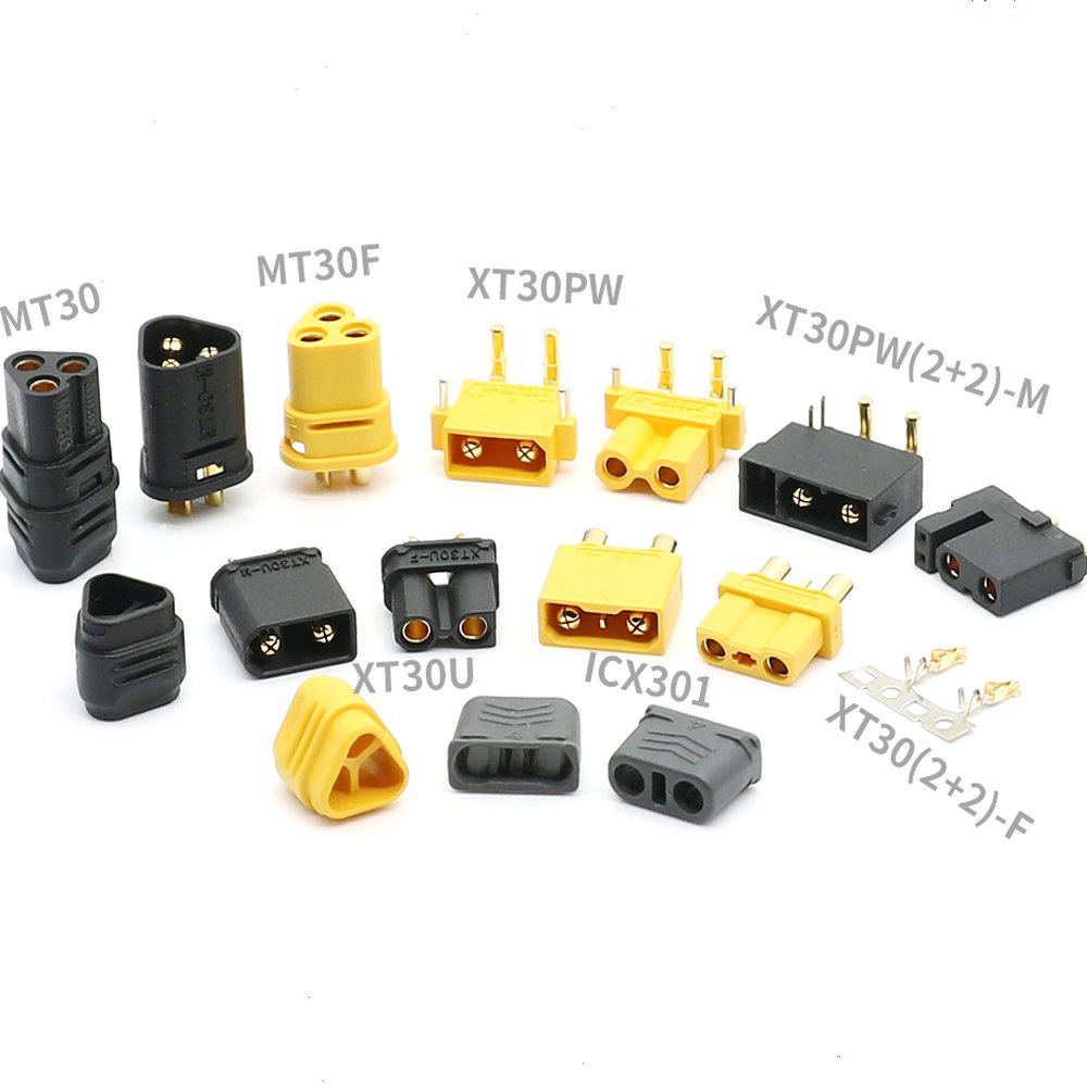 Amass XT60 Female Male Connector XT90 XT30 MR30 MT60 XT150 XT30PW XT60PW XT90PW XT60U Plug For RC Lipo Battery