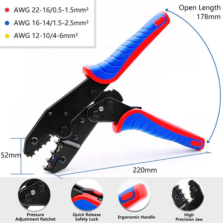 120PCS T-Tap Self-Sreipping Quick Splice Full Insulated Male Disconnectors Spade Automotive Crimp Wire Terminals Connector Kit