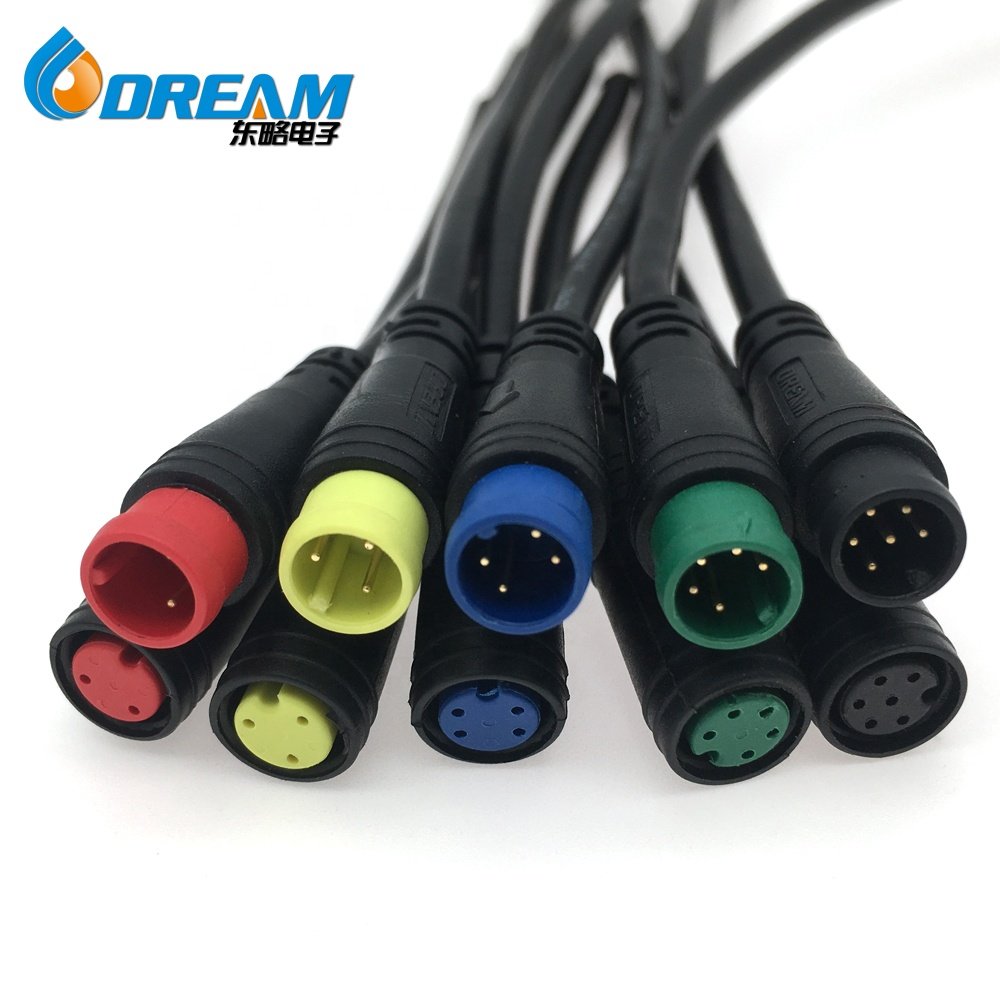 Factory Dream-start Customized M8 3pin IP65 Waterproof Motor EBike Electric Bicycle Motor Connector