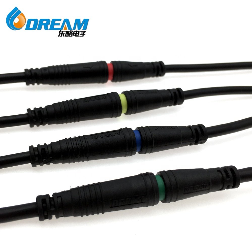 Factory Dream-start Customized M8 3pin IP65 Waterproof Motor EBike Electric Bicycle Motor Connector