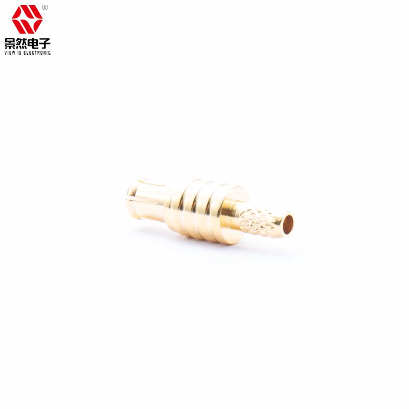 Mcx Male Straight Connector QMA Type Gold Plated Crimp RG316 RG174 Cable 50ohm Coaxial RF Cable Durable Nickel Durable Brass