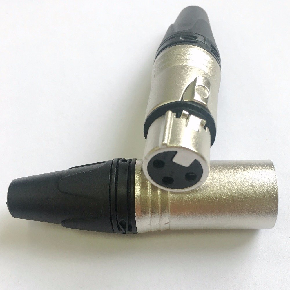 3 pin male female cannon xlr connector