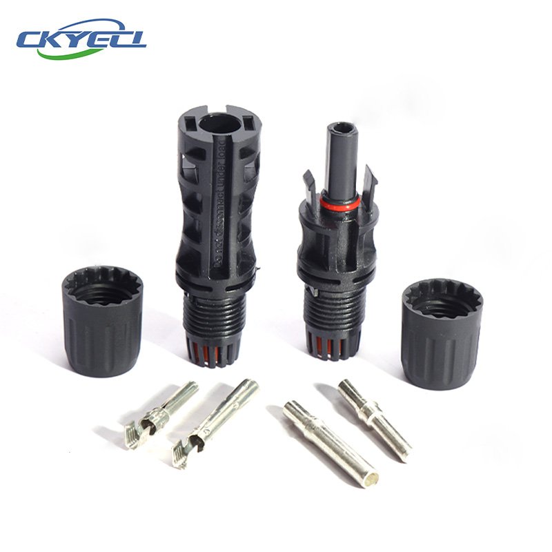 KYMC high quality Pv PLUG Connector 1500v Dc Connecting To Inverter 4 Photovoltaic connector 1000V 30A
