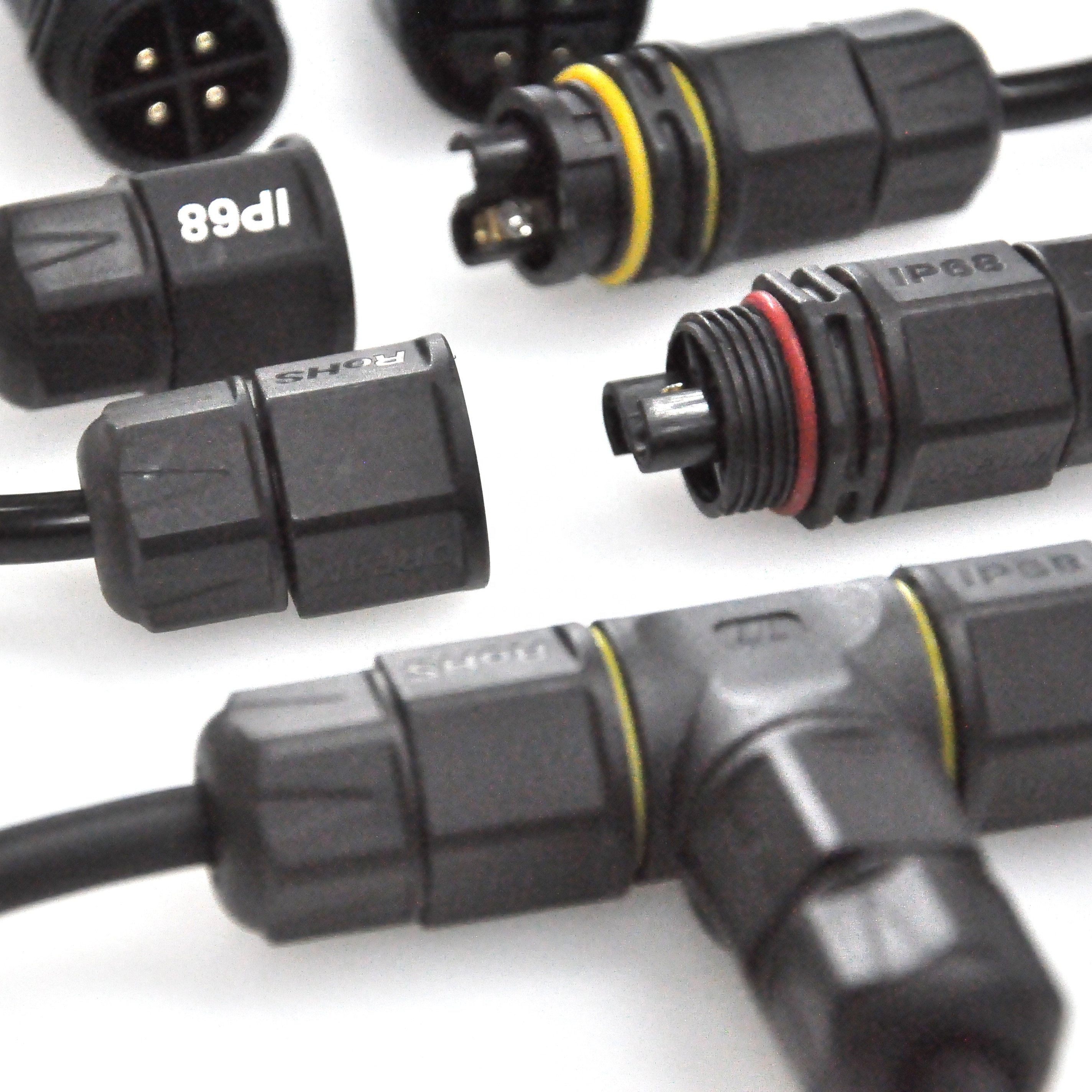 waterproof connector 2 3 4 pin light female connector Speaker Cable Connector