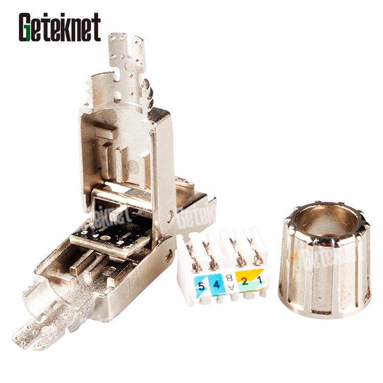 Ethernet RJ45 connector cat6a FTP RJ45 plug 8P8C RJ45 connecter cat6a shielded Network plug RJ45 coupler RJ45 plug