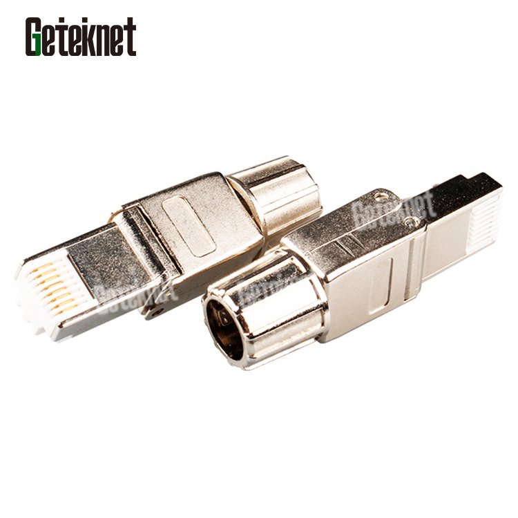 Ethernet RJ45 connector cat6a FTP RJ45 plug 8P8C RJ45 connecter cat6a shielded Network plug RJ45 coupler RJ45 plug