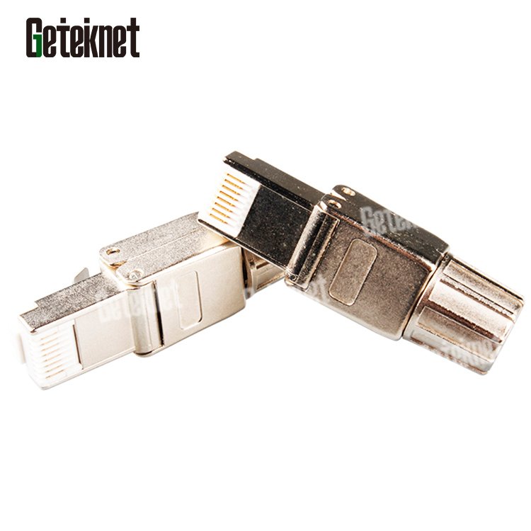 Ethernet RJ45 connector cat6a FTP RJ45 plug 8P8C RJ45 connecter cat6a shielded Network plug RJ45 coupler RJ45 plug