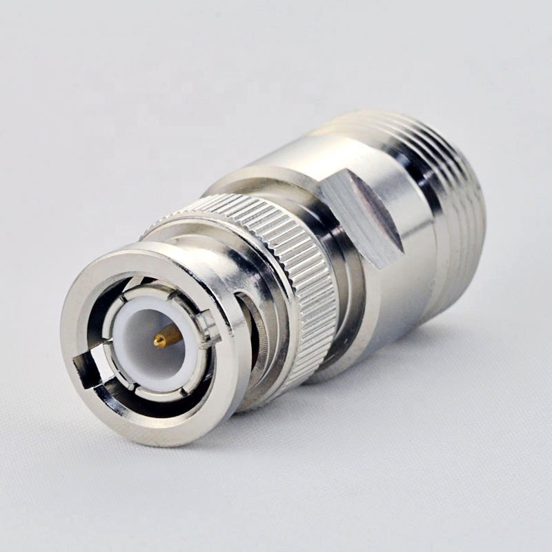 N Female to BNC Male 4GHz rf adapter, BNC male to N female adapter
