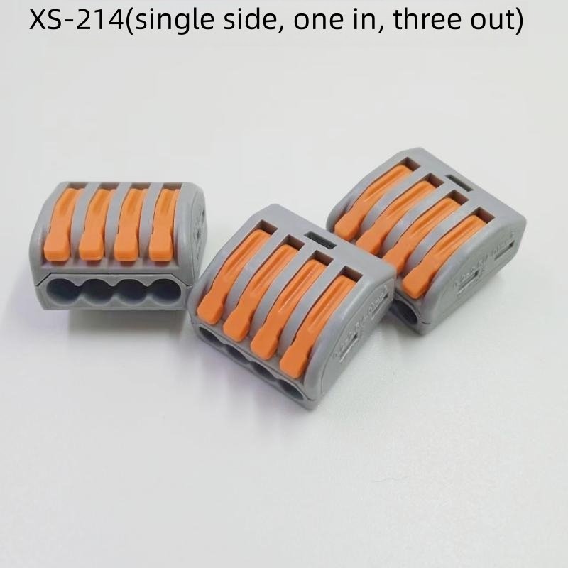 XS-212/3/4/5/8 Single side quick terminal single series press wire conductor connector