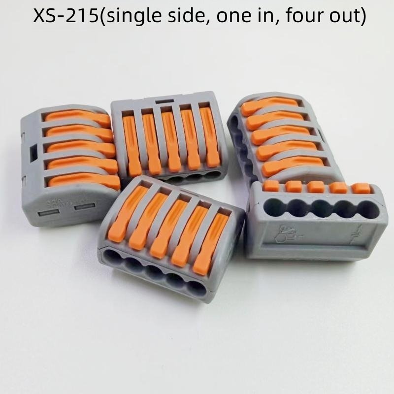 XS-212/3/4/5/8 Single side quick terminal single series press wire conductor connector
