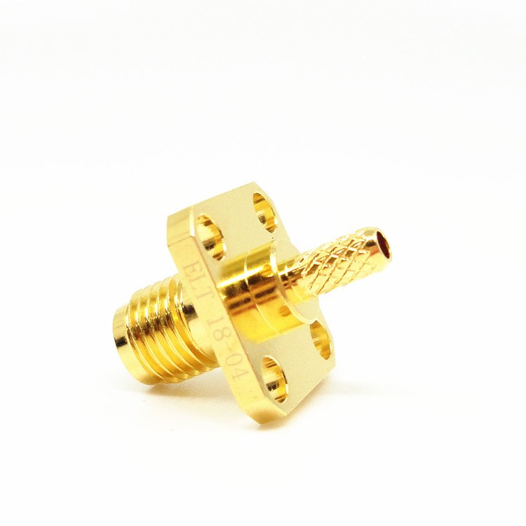 Best Selling Coaxial Connector Gold Plated SMA RF Connectors For Microwave Communication