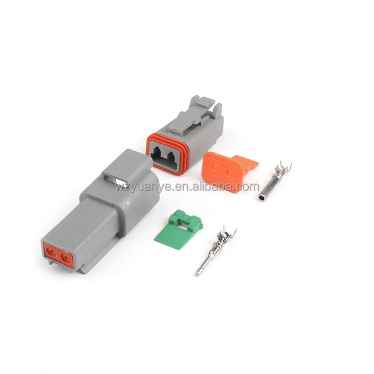 DT Series Waterproof Auto Connector 2P/3P/4P/6P/8P/12P Male and Female Terminal for Automotive