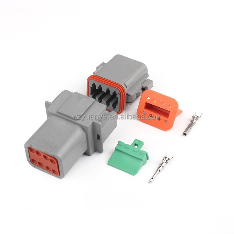 DT Series Waterproof Auto Connector 2P/3P/4P/6P/8P/12P Male and Female Terminal for Automotive