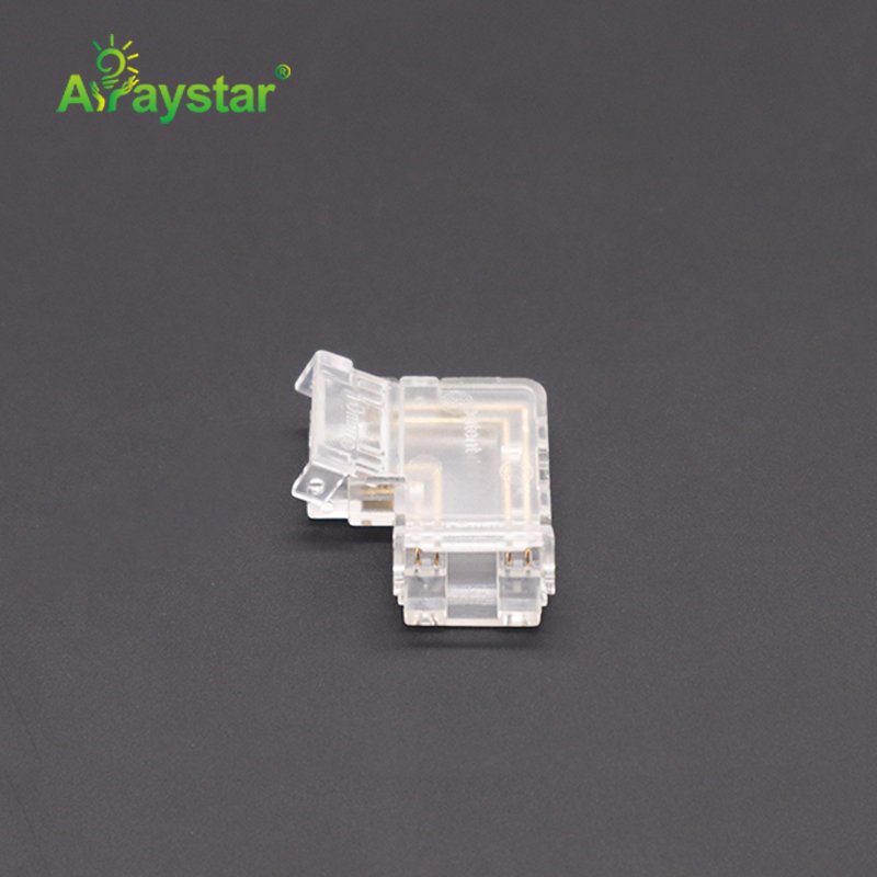 Seamless LED Strip L connector 90 degree 6mm 8mm 10mm PCB solder free type for LED strip connection for SMD and COB LED strip