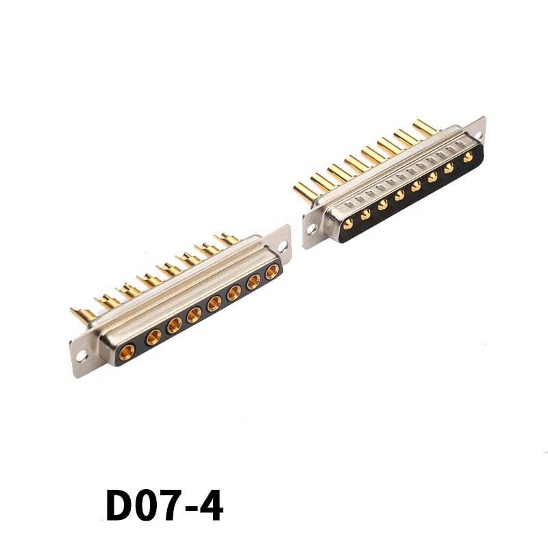 High Power female male 5w5 8w8 13W3 21W4 D-SUB connector solder plug in type gold plated DC/AC CONNECTOR
