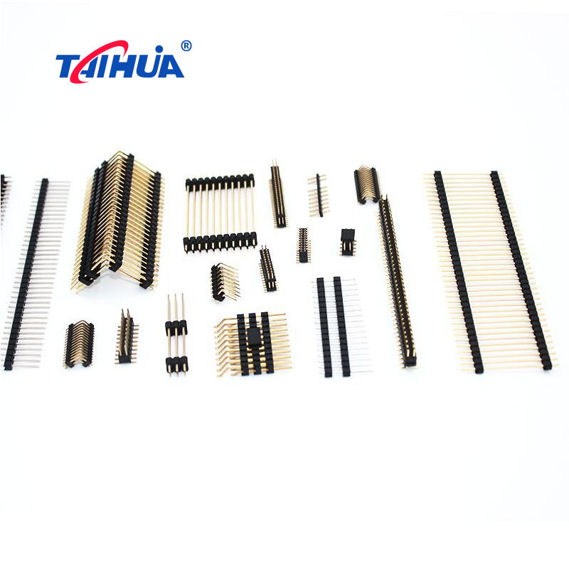 Factory OEM 2mm 1.27mm 1.0 2.0 2.54 Pitch Single Double Row 1.27 2.54mm Female Male Pin Header Connector