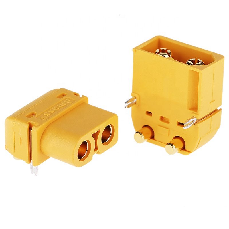 High Current Right Angle Amass XT60PW PCB Connector 90 Degree XT60-PW XT60 PW F Plug Socket XT60PW-M XT60PW-F Adapter For Board
