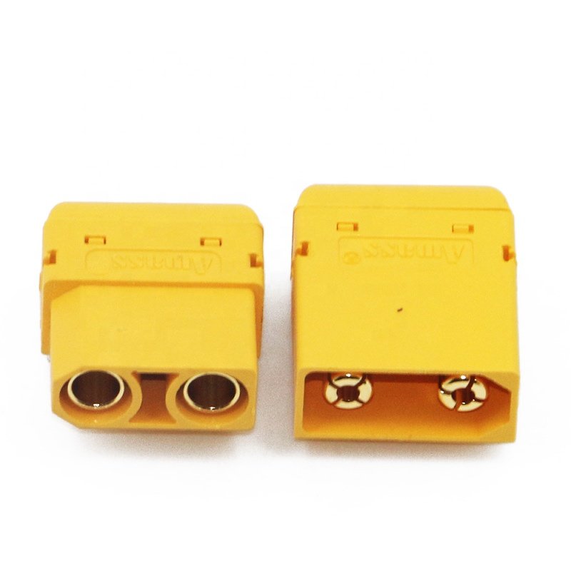 High Current Right Angle Amass XT60PW PCB Connector 90 Degree XT60-PW XT60 PW F Plug Socket XT60PW-M XT60PW-F Adapter For Board