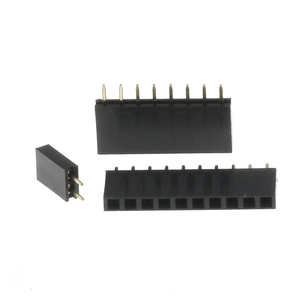 Single Row Pin Female Header Socket Pitch 2.54mm 1*2p 3p 4p 5p 6p 7p 8p 9p 10p 12p 14p 16p 18p 20p 22p 40p Pin Connector