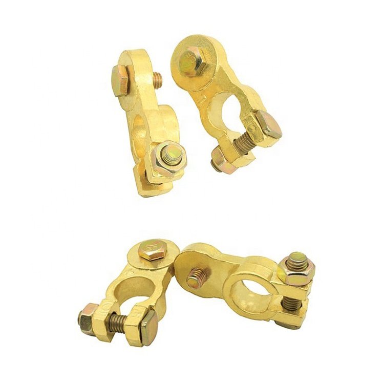 Hot Battery Connectors Brass Heavy Duty Pile Head Clips Battery Terminals