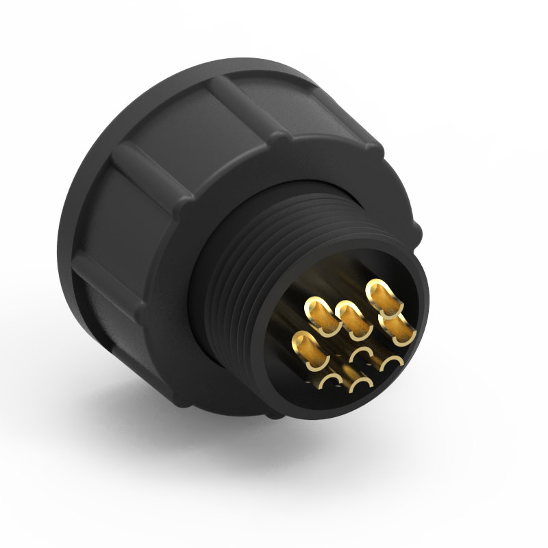 C Size 9PIN Molded with Cable Waterproof Connector-5A